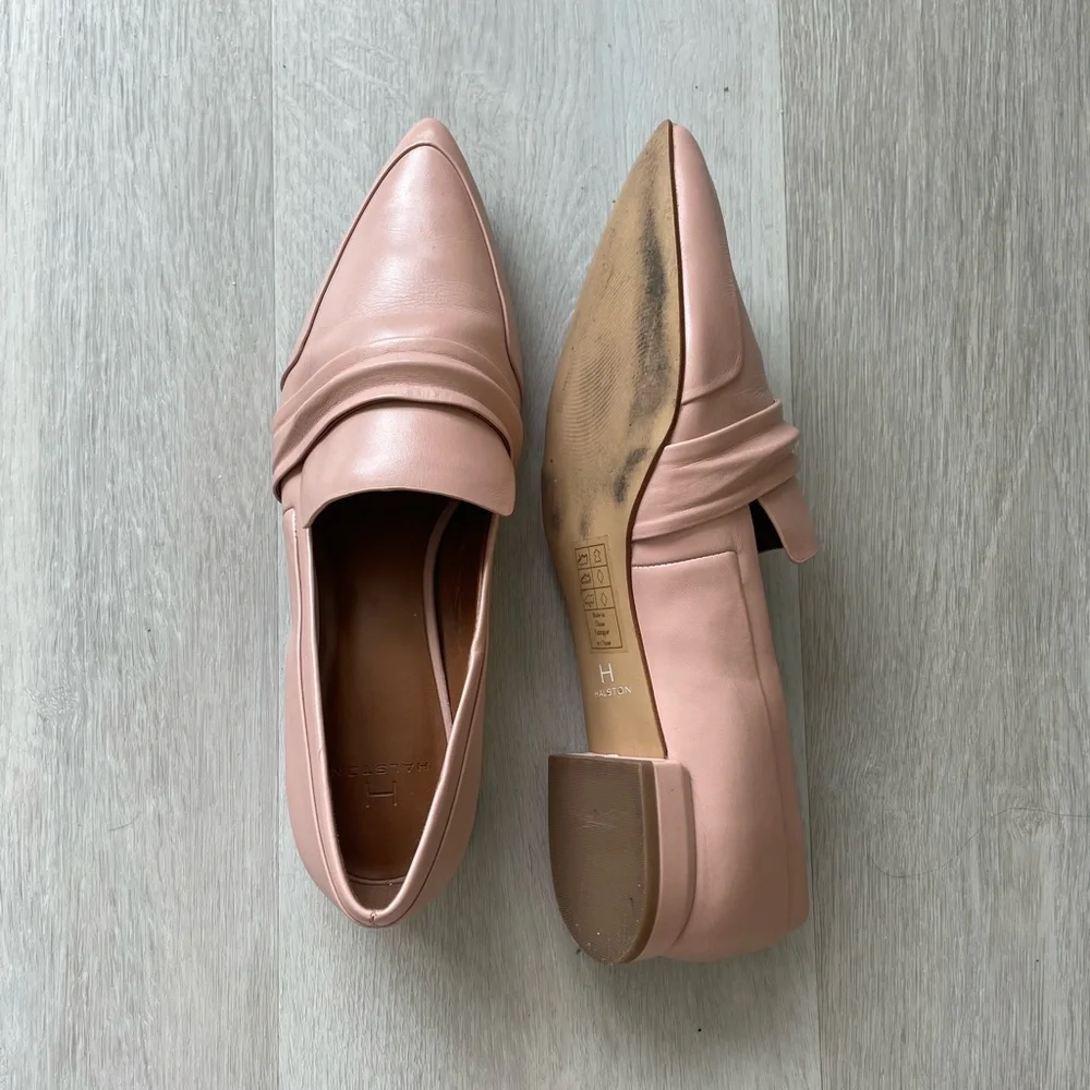 Halston Leather Loafers - Picture 2 of 4